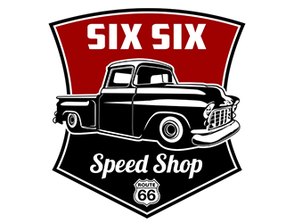 Six Six Speed Shop logo design by Optimus