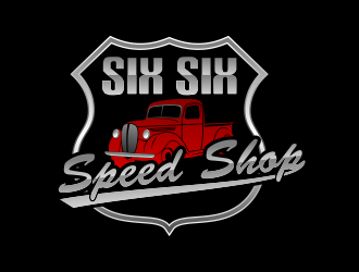 Six Six Speed Shop logo design by beejo