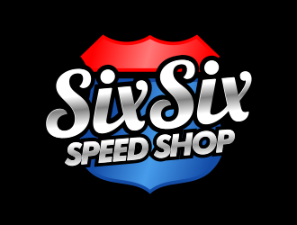 Six Six Speed Shop logo design by Dakon