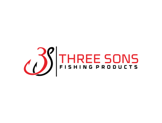 3S - Three Sons Fishing Products logo design by Shina