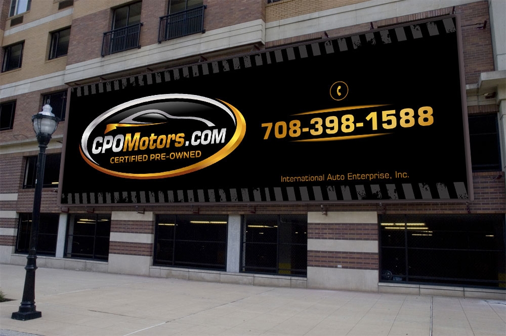 CPO Motors logo zip logo design by yans