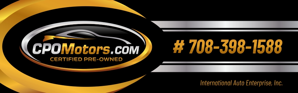 CPO Motors logo zip logo design by yogilegi