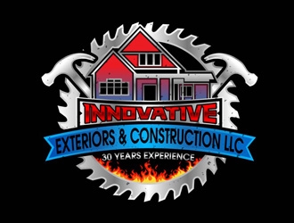 Innovative Exteriors & Construction LLC logo design by DreamLogoDesign