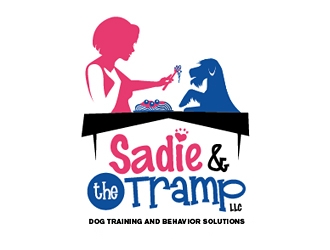 Sadie and the Tramp LLC, dog training and behavior solutions  logo design by Loregraphic
