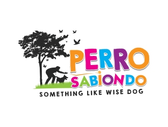Perro Sabiondo logo design by Eliben