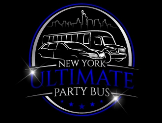 NEW YORK ULTIMATE PARTY BUS  logo design by jaize