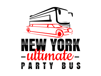 NEW YORK ULTIMATE PARTY BUS  logo design by rgb1