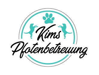 Kims Pfotenbetreuung logo design by harshikagraphics
