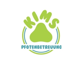 Kims Pfotenbetreuung logo design by rokenrol