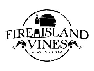 FIRE ISLAND VINES & TASTING ROOM logo design by daywalker