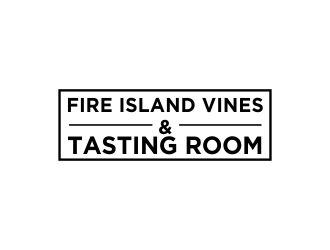 FIRE ISLAND VINES & TASTING ROOM logo design by dasam