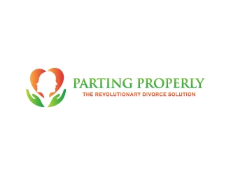 PARTING PROPERLY logo design by sakarep