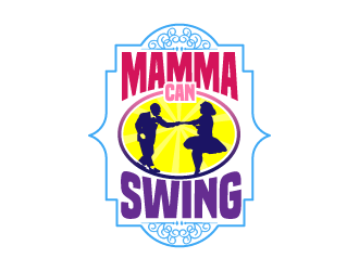 Mamma Can Swing-Dance School logo design by reight