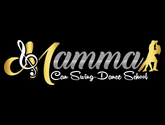 Mamma Can Swing-Dance School logo design by fawadyk