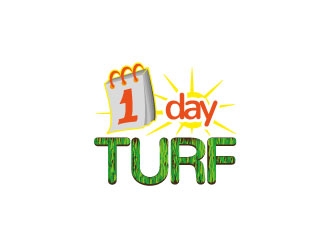1 DAY TURF logo design by defeale