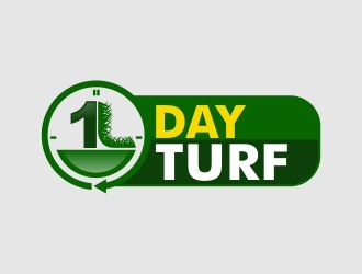 1 DAY TURF logo design by Bl_lue