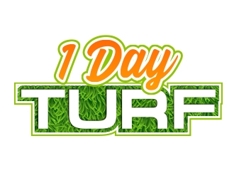 1 DAY TURF logo design by fawadyk