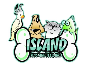 Island Pets and Feed, Inc. logo design by uttam