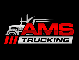 AMS TRUCKING logo design by THOR_