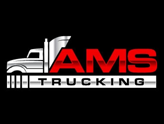 AMS TRUCKING logo design by daywalker