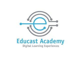Educast Academy logo design by harshikagraphics
