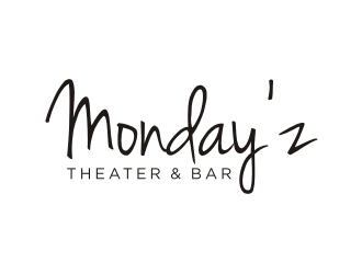 Mondays Theater & Bar logo design by dewipadi