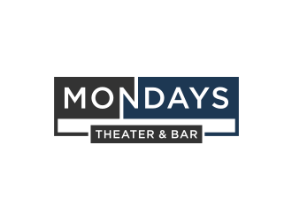 Mondays Theater & Bar logo design by Zhafir