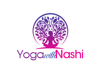 Yoga with Nashi logo design by THOR_