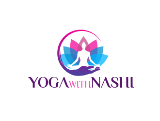 Yoga with Nashi logo design by THOR_