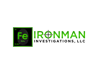 Ironman Investigations, LLC logo design by LOVECTOR