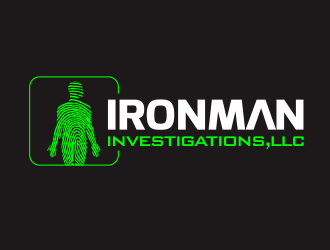 Ironman Investigations, LLC logo design by YONK