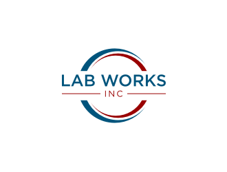 Lab Works Inc. logo design by dewipadi