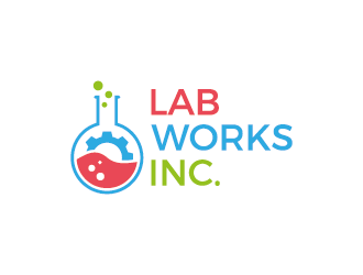 Lab Works Inc. logo design by mhala