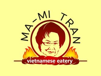 ma-mi TRAN vietnamese eatery logo design by Bl_lue