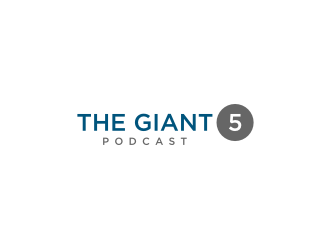 The Giant 5 Podcast logo design by dewipadi