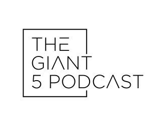 The Giant 5 Podcast logo design by BlessedArt