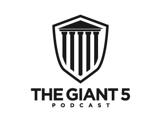 The Giant 5 Podcast logo design by Alex7390