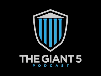 The Giant 5 Podcast logo design by Alex7390