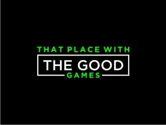 That Place With The Good Games logo design by bricton