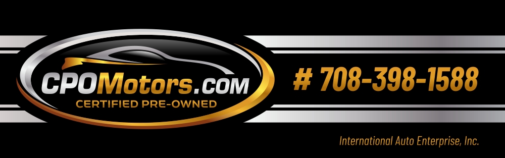 CPO Motors logo zip logo design by yogilegi