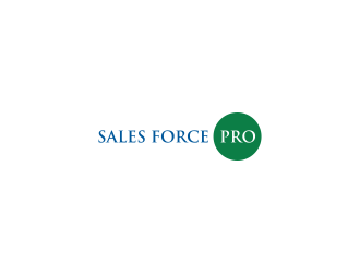 Sales Force Pro logo design by L E V A R