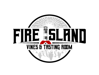 FIRE ISLAND VINES & TASTING ROOM logo design by reight