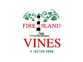 FIRE ISLAND VINES & TASTING ROOM logo design by Roco_FM