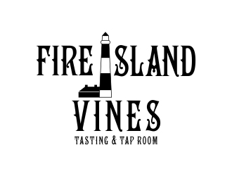 FIRE ISLAND VINES & TASTING ROOM logo design by dibyo