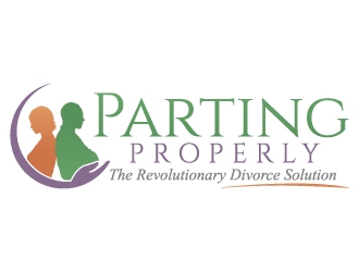 PARTING PROPERLY logo design by jaize