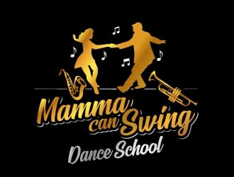 Mamma Can Swing-Dance School logo design by jaize