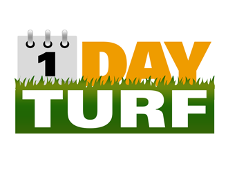 1 DAY TURF logo design by kunejo