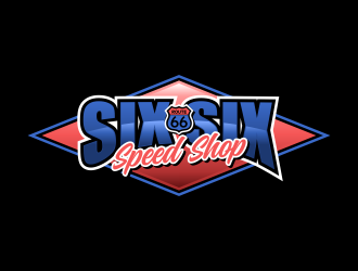 Six Six Speed Shop logo design by ekitessar
