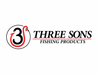 3S - Three Sons Fishing Products logo design by Realistis