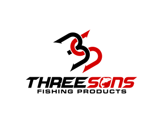 3S - Three Sons Fishing Products logo design by Dakon